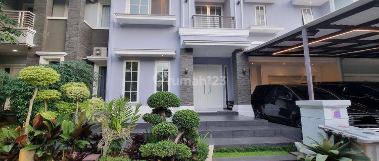 Turun Harga Rumah Mewah Furnish Sudah Renov di Cluster Aquamarine 1