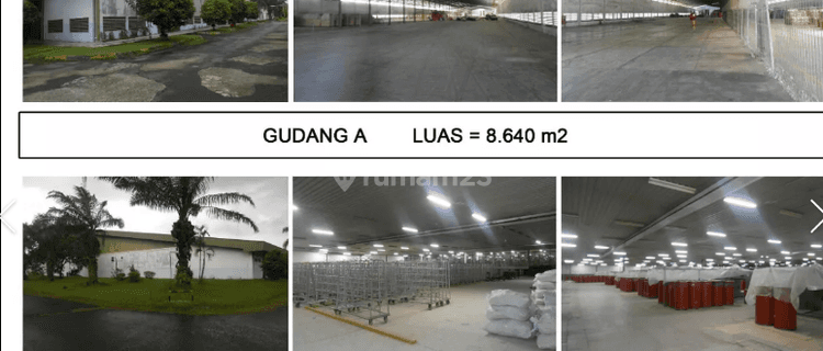 Sewa Gudang Di Serang Banten Lb 8.640m2 1
