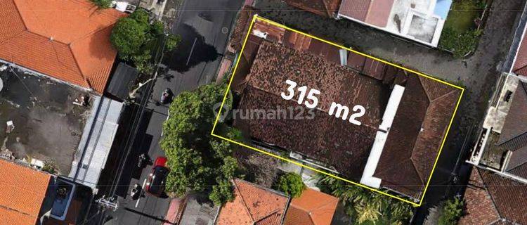 Tanah 315m² ada Bangunan lama di Suli Dangin puri Denpasar  1