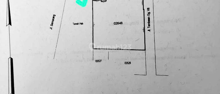 Dijual Ruang Usaha Jalan Semarang Area Komersial 1