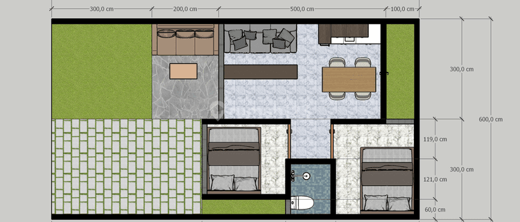 338 Jt All In, Scandinavian Modern, Konstruksi Premium 1