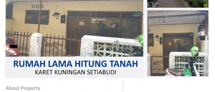 Dijual Bu Rumah Tua Hitung Tanah Di Karet Jakarta Selatan 1