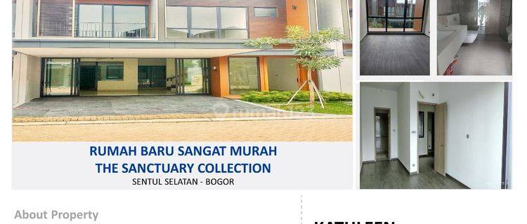 DIJUAL RUMAH DIBAWAH HARGA PASARAN THE SANCTUARY COLLECTION  1