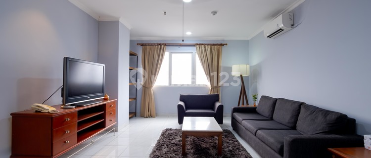 Apartemen Permata Senayan Disewakan 3 BR Bagus Furnished Siap Huni dekat GBK Arena dan Wisma Menpora 1