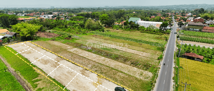 Tanah Dijual Jogja Tepi Jl Sidokarto Godean ,SHM P Unit 1