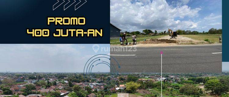 Tanah strategis Jogja barat dijual Murah dekat kampus UMY 1