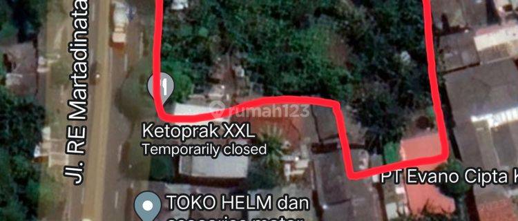 Tanah Murah di Pondok Cabe Tanah Siap Bangun Jalan Raya Martadint 1