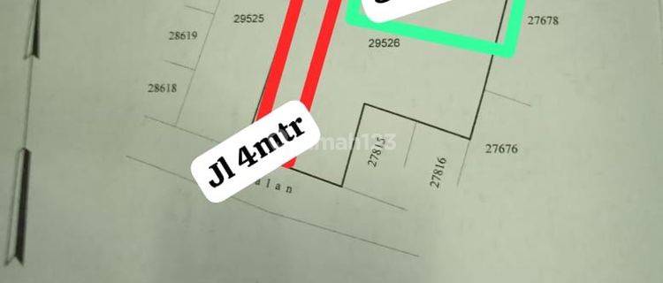 Tanah Murah 300m2 Dekat Kampus Unud Jimbaran Idr 5,750 Jt/m2 1