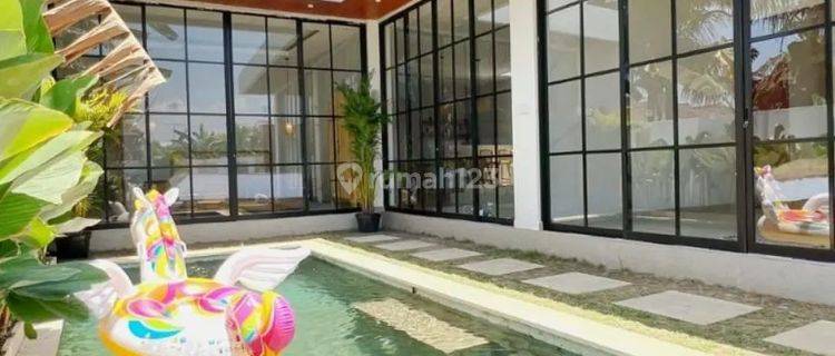 Villa baru 2 kamar tidur, 13 menit ke pantai Canggu 1