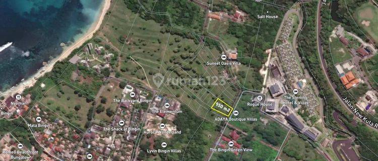 Tanah Strategis Di Pantai Bingin Uluwatu Untuk Villa  1