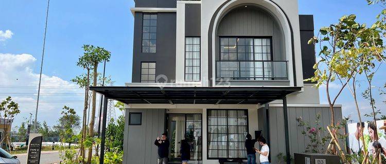 Rumah Lantai Marmer Dan Attic Room Rooftop di Bsd Dekat Aeon Tol Stasiun Bisa Kpr Tanpa Dp 1