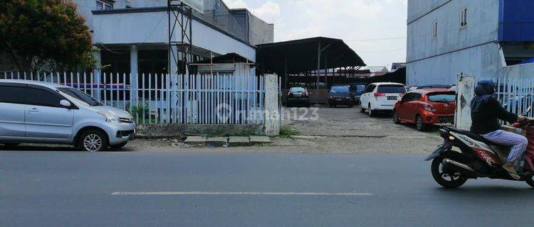 Tanah ada bangunan 2200 m² cocok untuk usaha pinggir jalan ramai di Pondok bambu  1