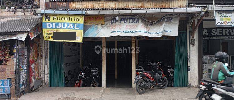 Rumah usaha pinggir jalan raya dekat stasiun harga murah di cikampek 1