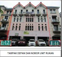 Komplek Ruko rukan Plaza 3 Pondok Indah Blok E.12,13,14, Kel. Pondok Pinang, Kec. Kebayoran Lama 1