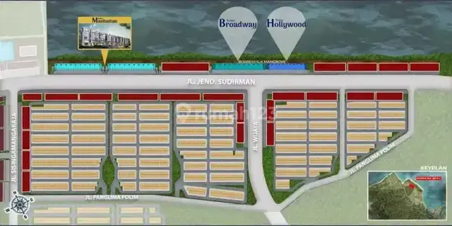 Dijual rukan marina bay  pik 2 view mangrove posisi sangat bagus  1