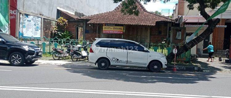 Tanah pekarangan strategis tepi jalan protokol dalam kota Jogjakarta cocok untuk kantor dan  usaha 1