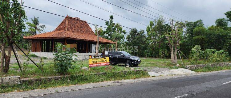 Tanah tepi Jl Raya Selomartani strategis, cocok untuk kuliner konsep tradisional 1