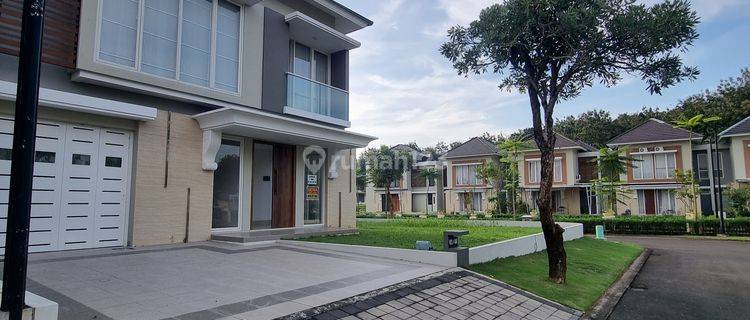 For Rent !! New House !! Bsb City Semarang , Cluster Victoria Valley Dekat Danau Bsb, 2 Lantai , Semi Furnished : Ac ,curtain . Lt.395 Lb.190 Kt.3+1 Km.2+1 1