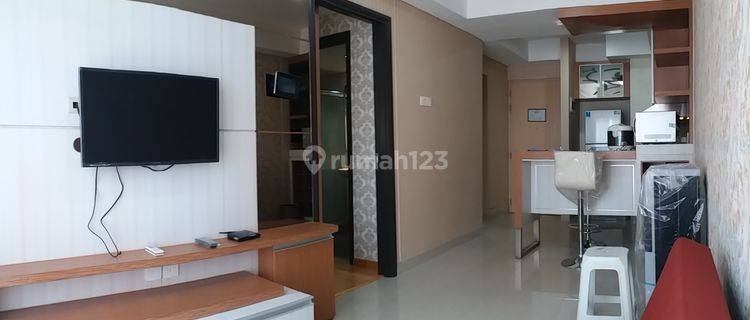 MURAH MG SUITES APARTEMEN DI PUSAT KOTA YG SIAP HUNI, FULL FURNISH , TIPE 1 BED ROOM LUAS 47M2 , LANTAI PREMIUM ,KONDISI BAGUS DAN LENGKAP 1