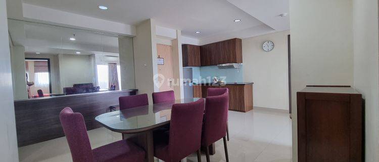 Mg suite apartemen tengah kota 3 bed room, luas dan siap pakai ..balkon luas 1