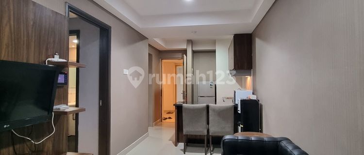 JUAL MURAH APARTEMEN 1 BED ROOM,Luas 45m2 , FULLY FURNISHED, BALKON LUAS ,TINGGAL BAWA KOPER  1