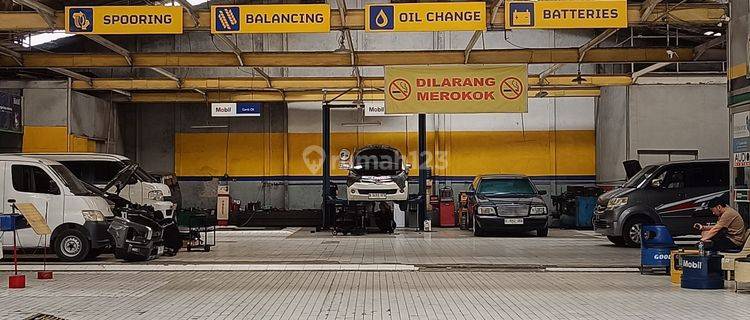 Disewakan tempat usaha cocok untuk Bengkel, expedisi, gudang, car wash 1