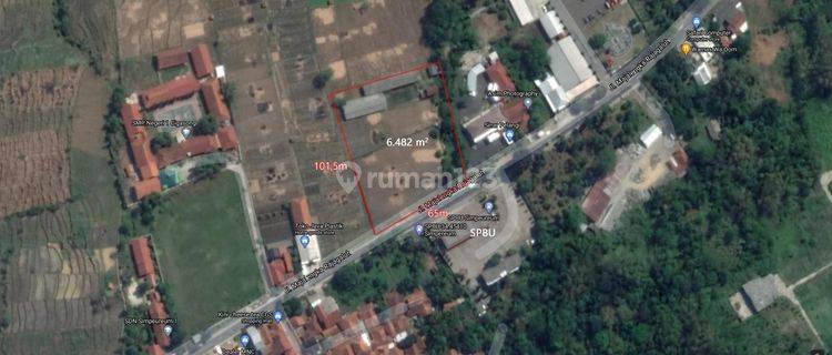 Dijual Tanah 6480  m² SHM Strategis Dan Bagus  1