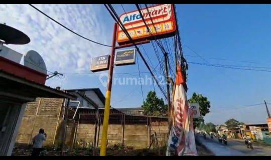 Dijual Kavling Tanah Komersial sudah ada bangunan Alfamart luas 550m2 Jalan Raya Legok Akses Gading serpong 1