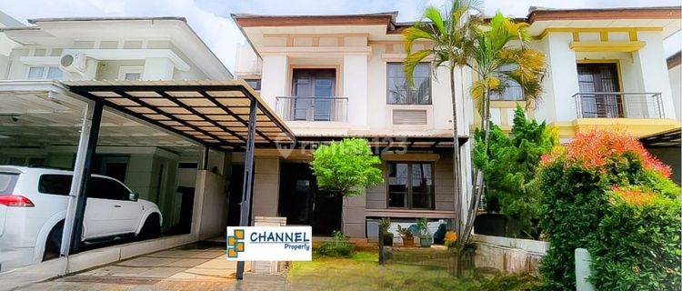 Dijual cepat rumah cluster siap huni Delatinos Bsd city, an 1