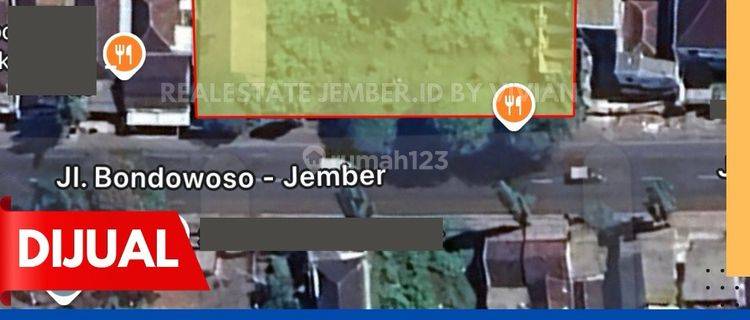 Tanah Pinggir Jalan Utama Patrang Jalur Bondowoso Jember  1