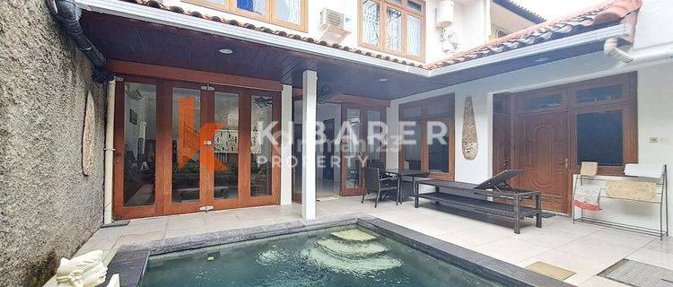 Homey Four Bedroom Classic Enclosed Living Room Villa In Kuta Yrc5013 1