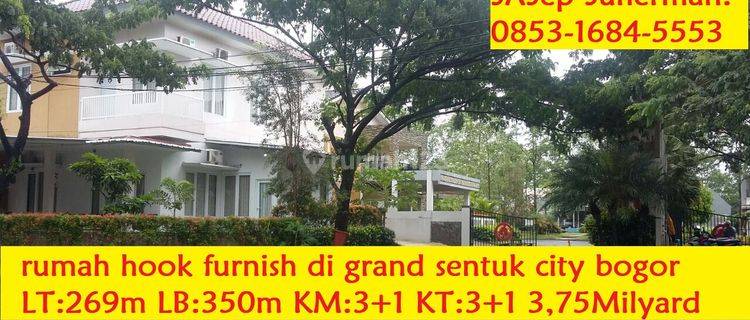 Rumah 2 Lantai Furnished SHM di Grand Sentuk City Bogor Strategis 1