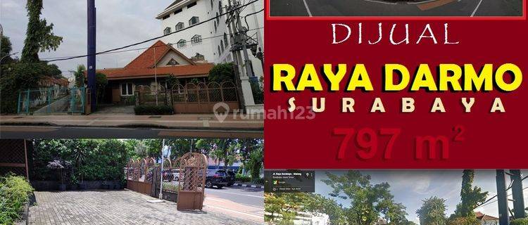 JALAN RAYA DARMO Surabaya 797 M2 Komersial Bisnis Htg Tanah Saja LANGKA 1