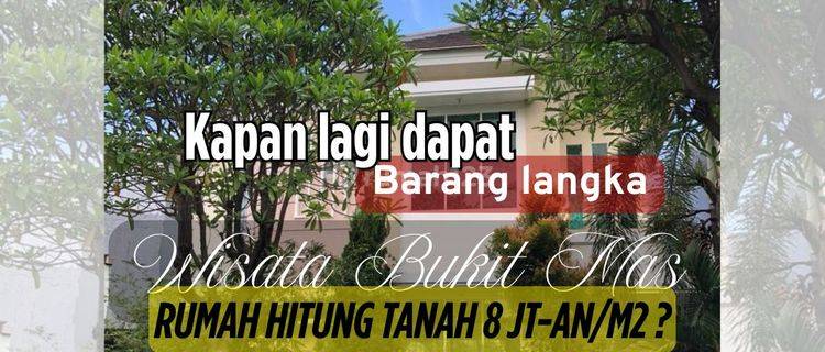 Surabaya Barat Murrah Di Bawah Pasar Rumah Hitung Tanah Wisata Bukit Mas 380 m2 cuma 2Man Langka 1
