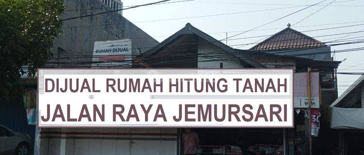 Tanah Jalan Raya Jemursari Surabaya Dkt Rungkut Kendangsari Tenggilis A.yani 1