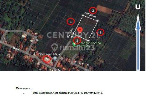 Di Jual Tanah Blok Lapangan Bola Gantar Indramayu  1