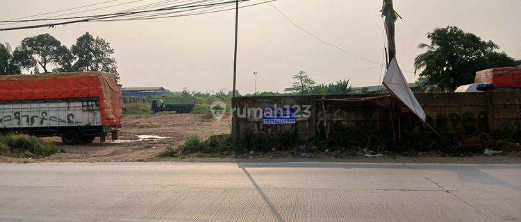 Kav Industri, Ukuran 74x140 M, Tepi Jalan Raya Legok Parung 1