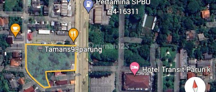 Lahan Komersial Jalan Raya Parung 4000m2 1