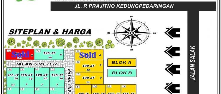 Promo Tanah Kavling Murah Kepanjen Malang Kedungpedaringan 1