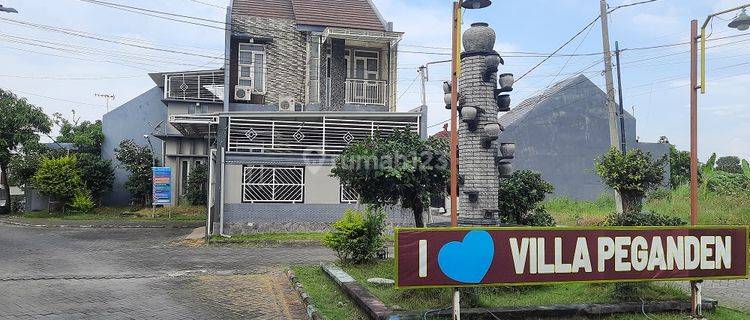 Rumah Villa Peganden Manyar Gresik Dijual Murah Cpt B.u Poll 2 Lt 1