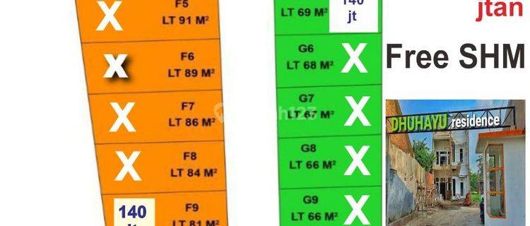 Tanah Kavling Murah SHM Arjowinangun Malang Kota Dhuhayu Residen 1