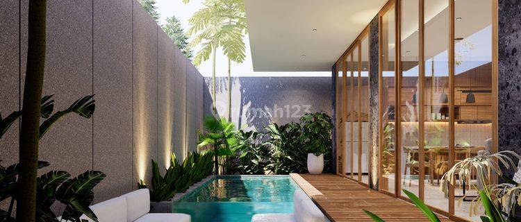 Brandnew 5 Bedrooms Villa With Private Pool For Leased At Canggu Bali 5 Mins To The Beach 1