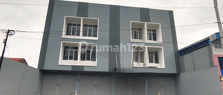 Suitable For Office, Bank, Beauty Clinic Etc For Rent 3-Storey Shop House Zero Brigjen Katamso Street Waru Sidoarjo New Fresh 2 Units Side by Side 1