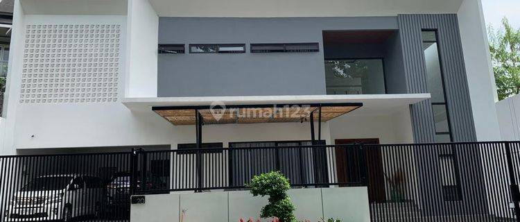 Rumah 2 Lantai Baru Furnished SHM di Villa Cinere Mas, Depok 1