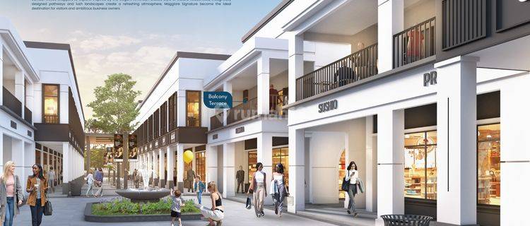 Ruko Hook 2 Muka Alfresco Maggiore Signature Gading Serpong 1