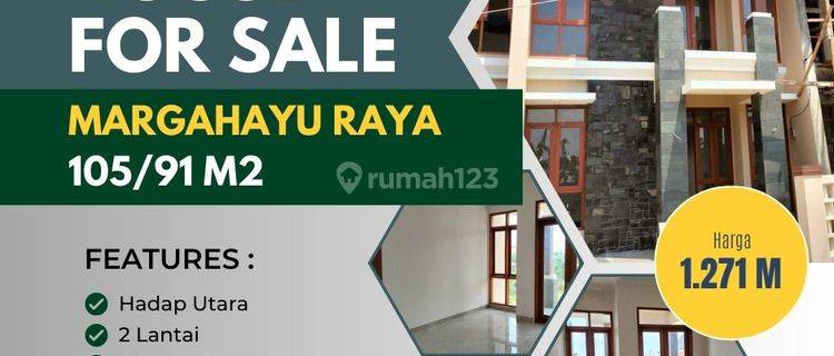 Rumah New 2 Lantai di jual Cepat di Cluster Margahayu Raya Strategis Abis  1