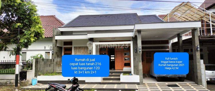 Rumah Siap Huni Full Furnished Di Jual Cepat Di Cluster Antapani  1