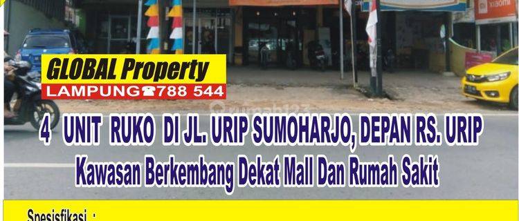 4 Unit Ruko di Jl Urip Sumoharjo Cocok Untuk Usaha 1