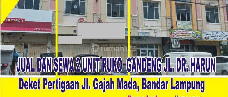 Ruko 2 Unit Gandeng di Jl Dr Harun Siap Pakai 1