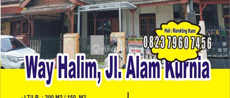 Rumah di Way Halim 2 Lantai di Way Halim  1